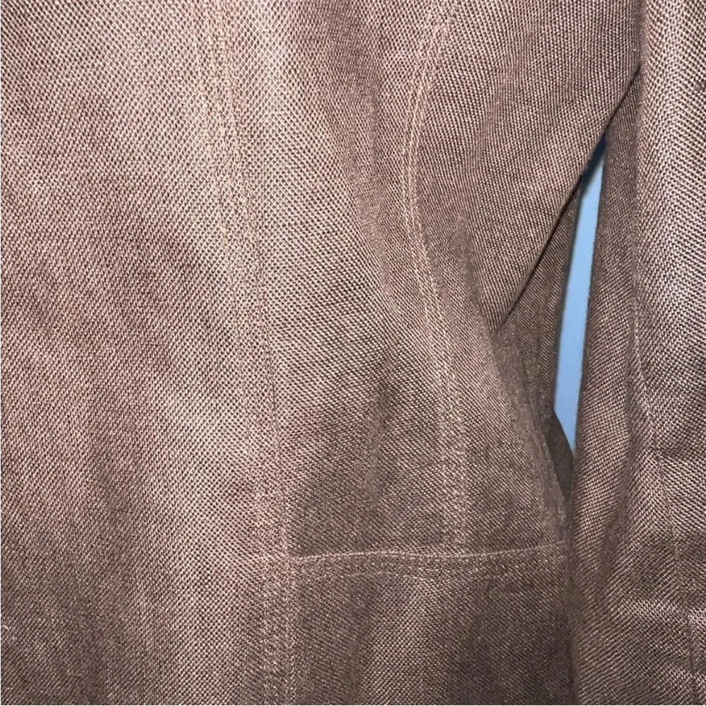 talbots- brown button up coat